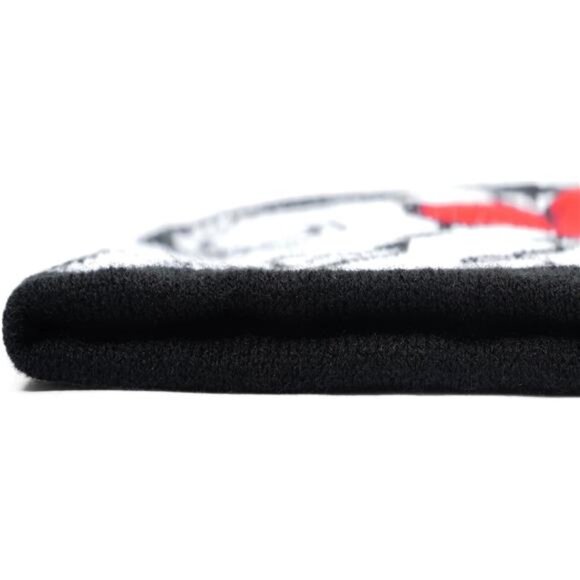 Unisex Beanie Trendy Soft Stretchable Winter Cap, Black main image 5